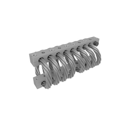 Isolador de vibração redondo - WRI - Trelleborg Antivibration Solutions - em aço inoxidável / em arame / em corda