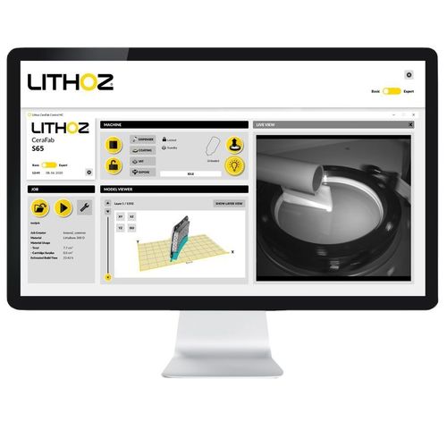 Software para impressora 3D de design - Lithoz GmbH - de controle de processo / de preparação de dados CAD