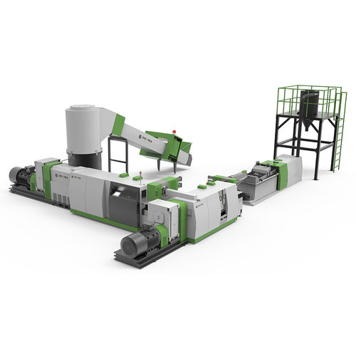 Granulador de cabeçote submerso - ACSS - Aceretech - em cabeça por anel de água / de cabeça com refrigeração a ar / para plásticos