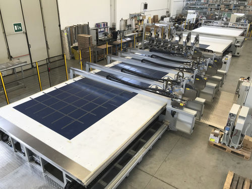 Máquina estacionária de solda automática - SM-370-HA - SolarEdge Automation Machines S.p.A. - para tecidos / para PVC / de 2 eixos