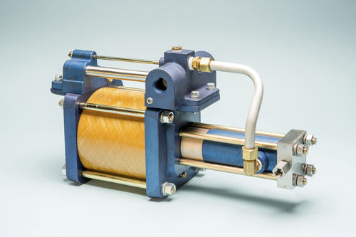 Amplificador de pressão de gás - GB - GLOBE Airmotors, Test Equipment & Motion Control - de pistão / sem óleo / refrigerado a ar