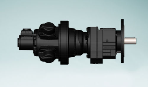 Motor pneumático de pistões radiais - RM610 series - GLOBE Airmotors, Test Equipment & Motion Control - lubrificado / com redutor / de torque elevado