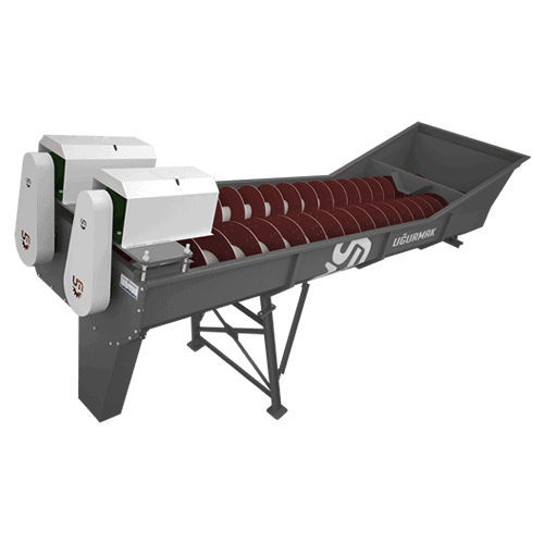 Peneira para peneiramento molhado - UMY series - Uğurmak Crushing and Screening Plants - de lavagem / com espiral / para produtos a granel