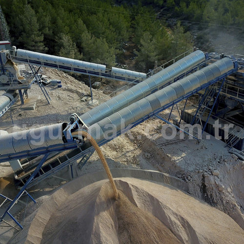Transportador de esteira - UB series - Uğurmak Crushing and Screening Plants - de carregamento / de descarga / modular