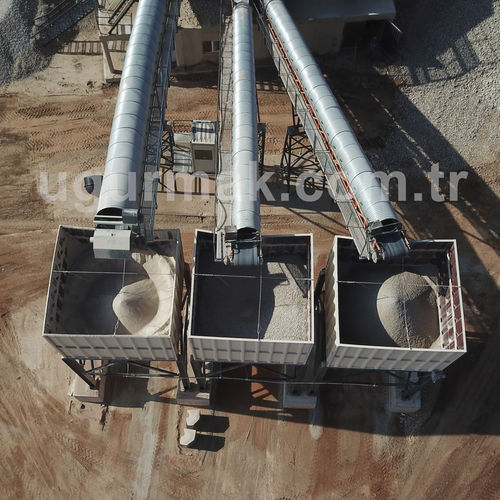 Tremonha de armazenamento - USB series - Uğurmak Crushing and Screening Plants - para concreto / de areia / para equipamentos mineiros