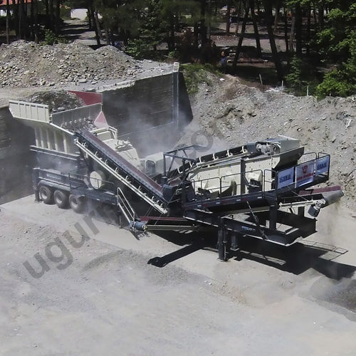 Planta de britagem e de peneiramento de impacto - MKE - Uğurmak Crushing and Screening Plants - móvel / para produção de areia / primária