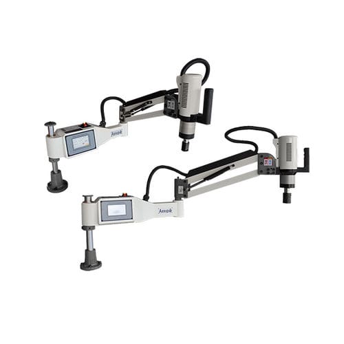 Máquina de rosquear com braço articulado - BTE series - Didelon - elétrica / controlador de velocidade