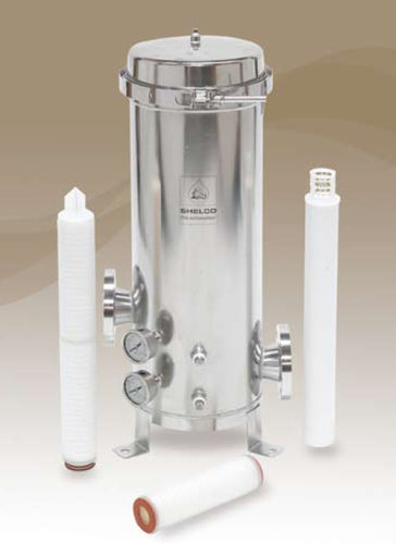 Carcaça de filtro multicartucho - MicroVantage HPI series - Shelco Filters - para líquidos / em aço inoxidável / sanitária