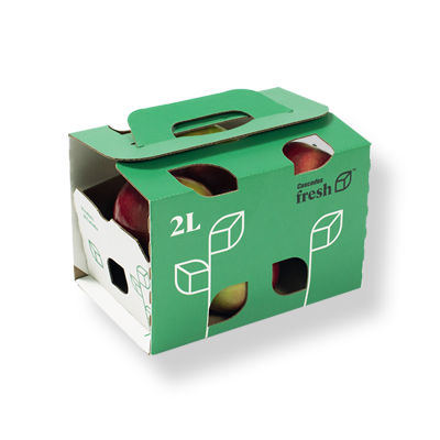 Embalagem em cartão - Cascades - para produtos frescos / para fruta