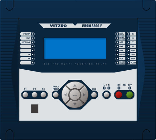 Relé de proteção de sobretensão - VIPAM3300-F - VitzroEM Co., Ltd. - de sobrecorrente / digital / compacto