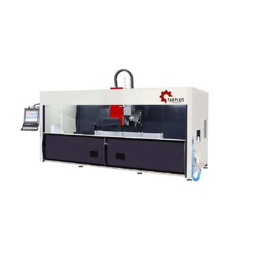 Fresadora CNC de 4 eixos - Fabplus - vertical / para PVC / para alumínio