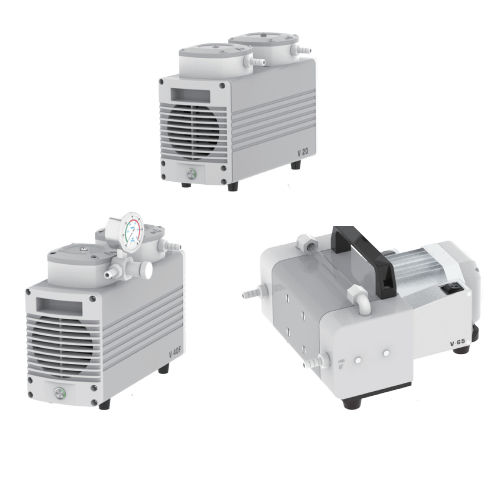 Bomba de vácuo de diafragma - RV series - SHANGHAI BLUEPARD INSTRUMENTS CO.,LTD - lubrificada / de dois estágios / de gás