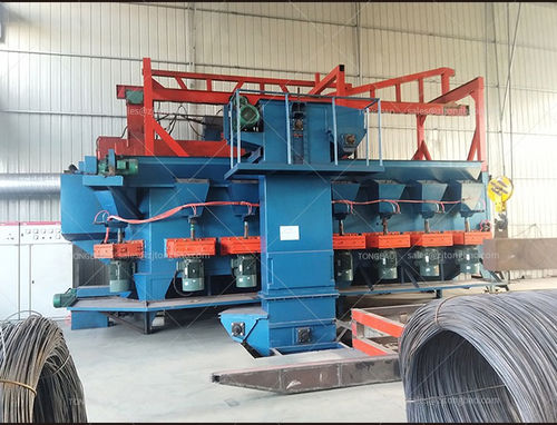 Jateadora de granalha para cargas suspensas - TB-WD4000 - Tongbao Surface Processing Equipment - para arame / para limpeza de superfícies / contínua
