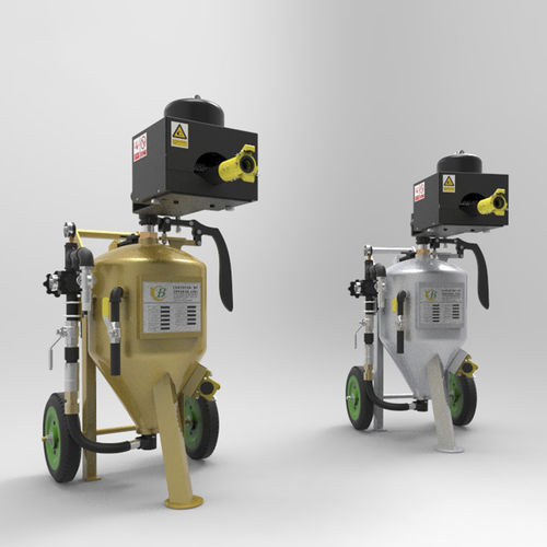 Jateador de areia automático - TB-DB150 - Tongbao Surface Processing Equipment - por pressão / móvel / para tratamento de superfície