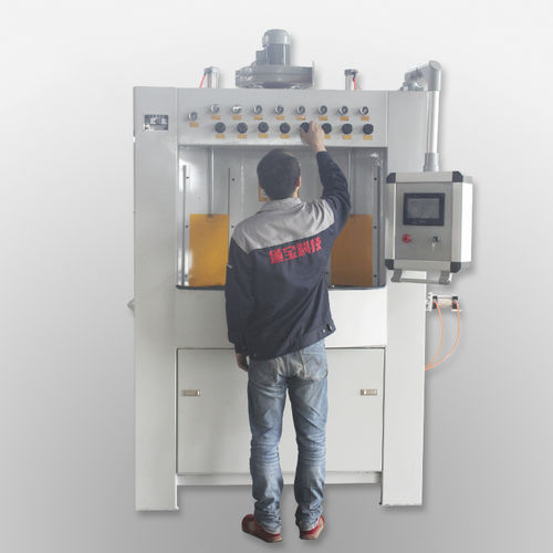 Jateador de areia automático - TB-NT1419-8W - Tongbao Surface Processing Equipment - por sucção / com mesa giratória / para tratamento de superfície