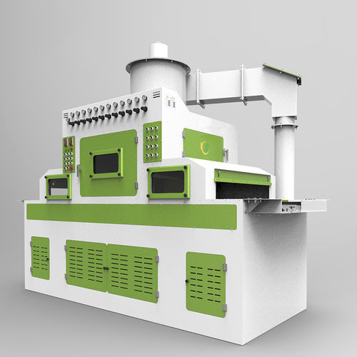 Jateador de areia automático - Tb-NC1400-16A - Tongbao Surface Processing Equipment - por sucção / para tratamento de superfície / com esteira transportadora