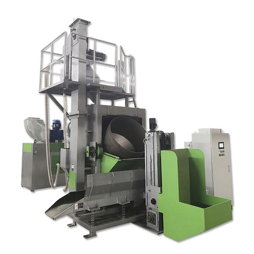 Máquina de shot peening de tambor rotativo - TBTS150 - Tongbao Surface Processing Equipment - de turbina / para molas / para peças de plástico