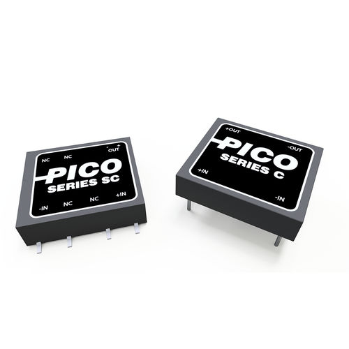Conversor CC-CC não ajustável - C & SC Series  - Pico Electronics - isolado / SMD / encapsulado