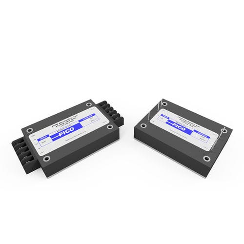 Conversor CC-CC regulado - DC3 & DC3-T Series - Pico Electronics - gama de tensão de entrada 3:1 / de alta potência / encapsulado