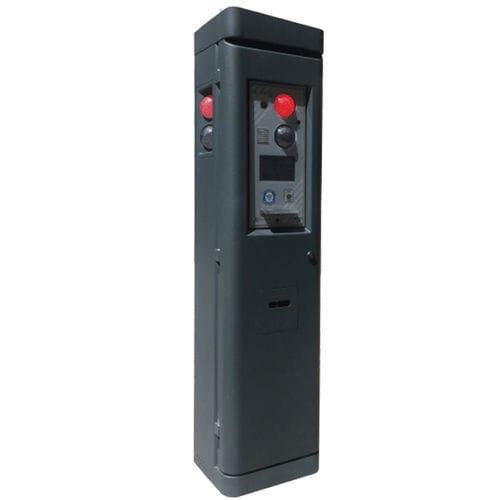 Pedestal para controle de acesso - Sitaccess - BORNES ESCAMOTABLES ET SYSTEMES - para espaço público / em aço inoxidável