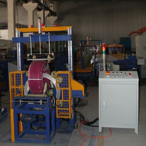 Envolvedora para mangueiras - FPS-300H - Shanghai Fhope machinery co.,ltd - de anel giratório / automática / com filme estirável