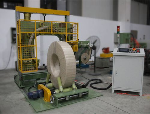 Envolvedora de anel giratório - Shanghai Fhope machinery co.,ltd - automática / para bobinas de arame / com filme estirável