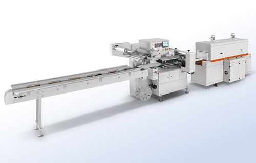 Enfardadeira totalmente automática - LD-059 - Shanghai Fhope machinery co.,ltd - para produtos cosméticos / para bateria / para produtos alimentares congelados