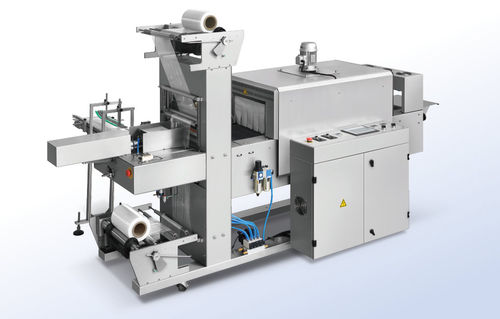 Enfardadeira automática - SK-060BBS - Shanghai Fhope machinery co.,ltd - com túnel de retração