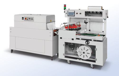 Enfardadeira totalmente automática - FP-250A - Shanghai Fhope machinery co.,ltd - com túnel de retração / com barra de solda / horizontal