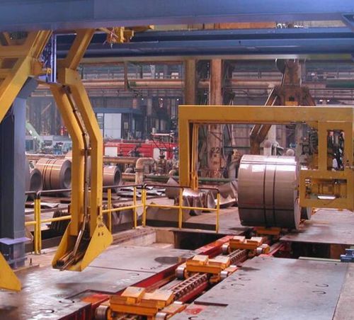 Linha de embalagem para bobinas de aço - Shanghai Fhope machinery co.,ltd - automática