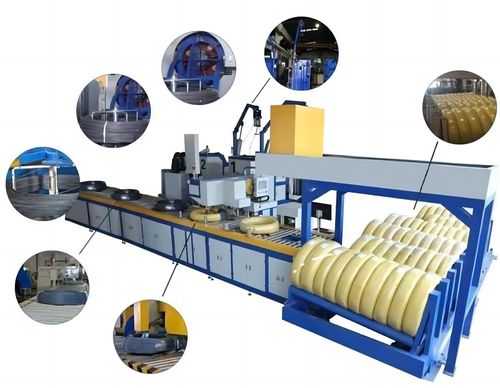 Máquina de enrolar e embalar automática - . - Shanghai Fhope machinery co.,ltd - para fio de aço