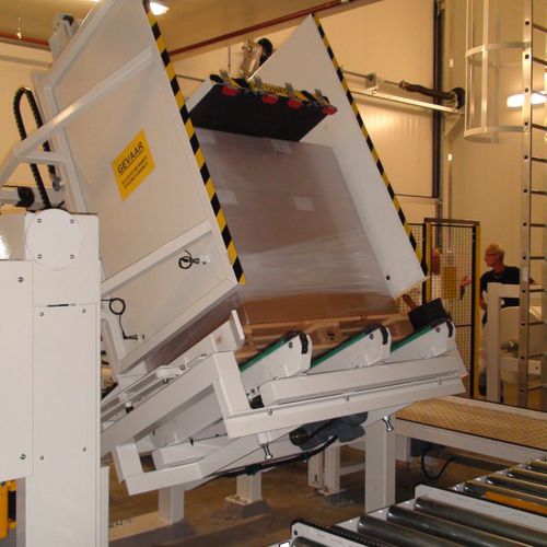 Trocador de paletes automático - Shanghai Fhope machinery co.,ltd - fixo / para a indústria de alimentos e bebidas