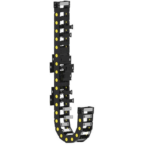 Esteira porta-cabos com elos de abrir - CK60 AL Series - CKS KABLO TAŞIYICI SIS. SAN. TIC. A.S. - com fechamento/abertura / em plástico / com separadores