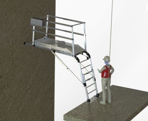 Andaime móvel - PAT 1700/3000 - LERA - para caixa de elevador / modular / para caixa de escada