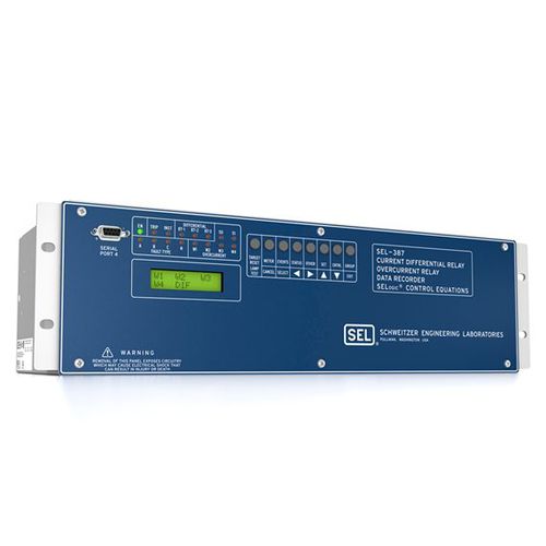 Relé de proteção de sobrecorrente - SEL-387 - Schweitzer Engineering Laboratories - trifásico / programável
