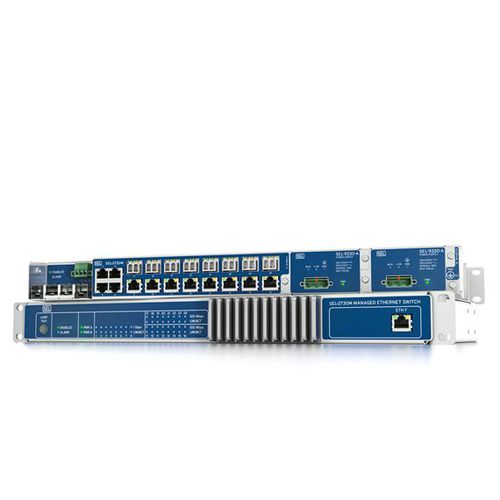 Switch de rede gerenciável - SEL-2730M - Schweitzer Engineering Laboratories - 24 portas / de fibra óptica / Gigabit Ethernet