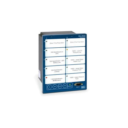 Indicador de alarme para montagem em rack - SEL-2533 - Schweitzer Engineering Laboratories