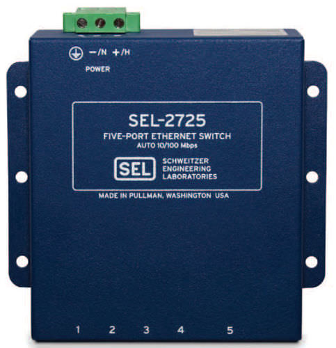 Switch de rede não gerenciável - SEL-2725 - Schweitzer Engineering Laboratories - 5 portas