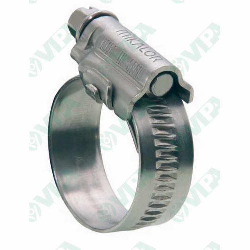 Abraçadeira para tubo de parafuso - 6W3003017818 - VIPA spa - em aço inoxidável