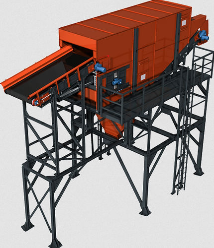 Separador para resíduos - Protechnika - de materiais plásticos / de ar / para coleta seletiva