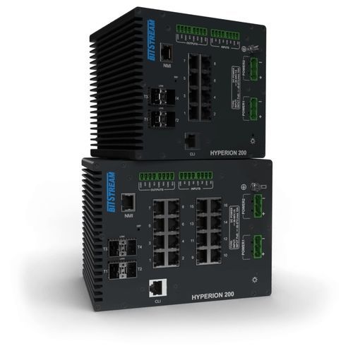 Switch de rede gerenciável - Hyperion 200 - BITSTREAM S.A. - 12 portas / 20 portas / de nível 2
