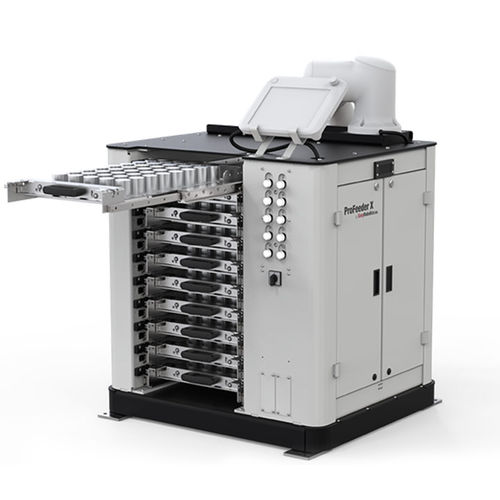 Célula robotizada para alimentação de máquinas - ProFeeder X - EasyRobotics - com magazine de armazenagem de peças / compacta / com robô colaborativo