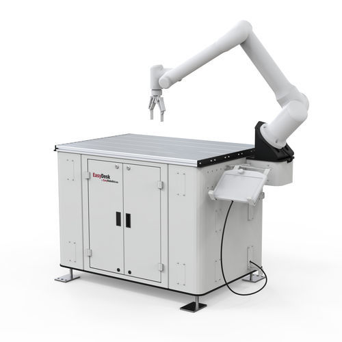 Célula robotizada de montagem - EasyDesk Alu - EasyRobotics - de acabamento / de medição / para tratamento de superfícies