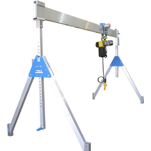 Guindaste de pórtico móvel - ALU  - VINCA EQUIPOS INDUSTRIALES - de alumínio / de altura regulável / leve