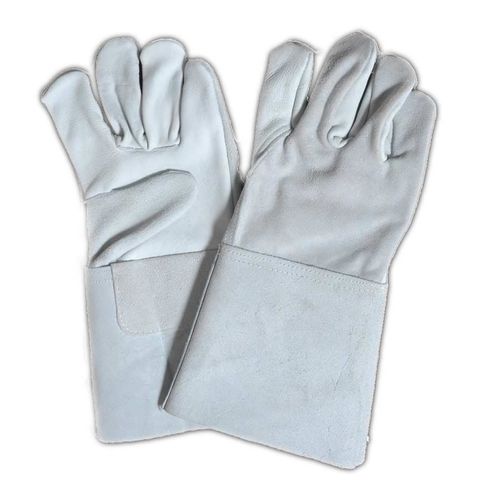 Luva de soldagem - DELL-6226 - SS DAASTNA EXPORTS LLP - resistente ao calor / em couro bovino de flor integral / em pele de vaca