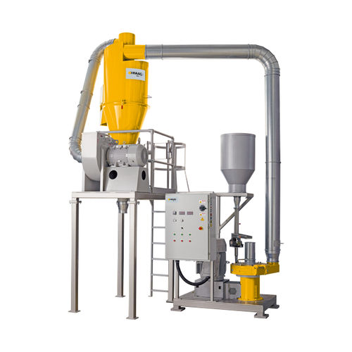 Moinho para plásticos - REX basic - Maag Germany GmbH - de discos / vertical / de grande potência