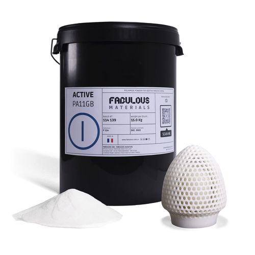 Pó para impressora 3D em nylon® - ACTIVE PA11 - FABULOUS - PA / resistente a produtos químicos / resistente ao calor
