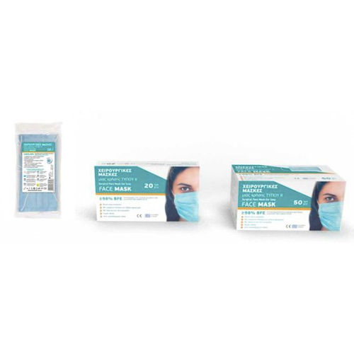 Máscara de proteção descartável - s.kasimatis ee - de tipo II / semifacial / industrial