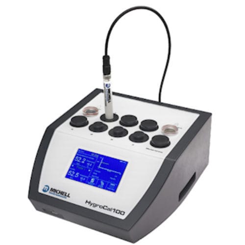 Sistema de validação de sondas de umidade - Michell HygroCal100 - Process Sensing Technologies - portátil / automático