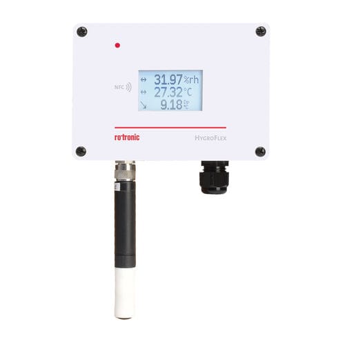 Transmissor de umidade relativa - Rotronic HF5A  - Process Sensing Technologies - de parede / analógico / com medição de temperatura